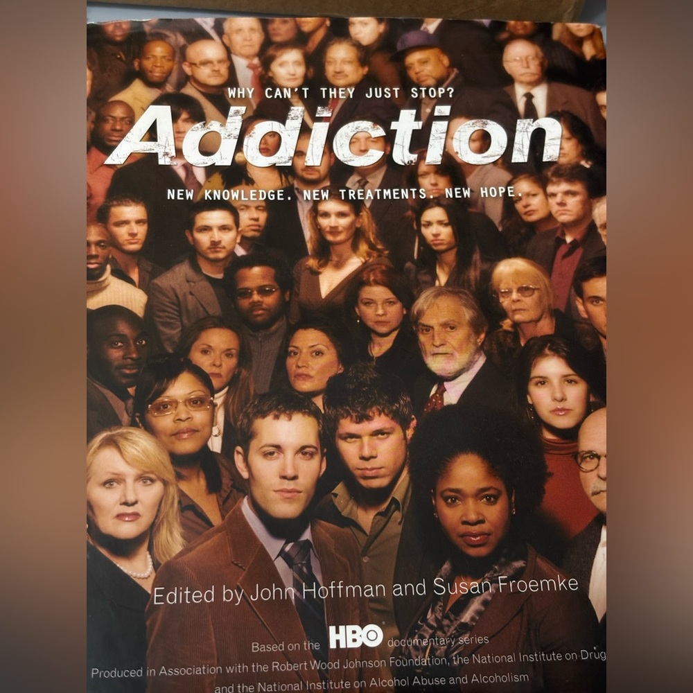 Addiction hardCover Book by HBO series